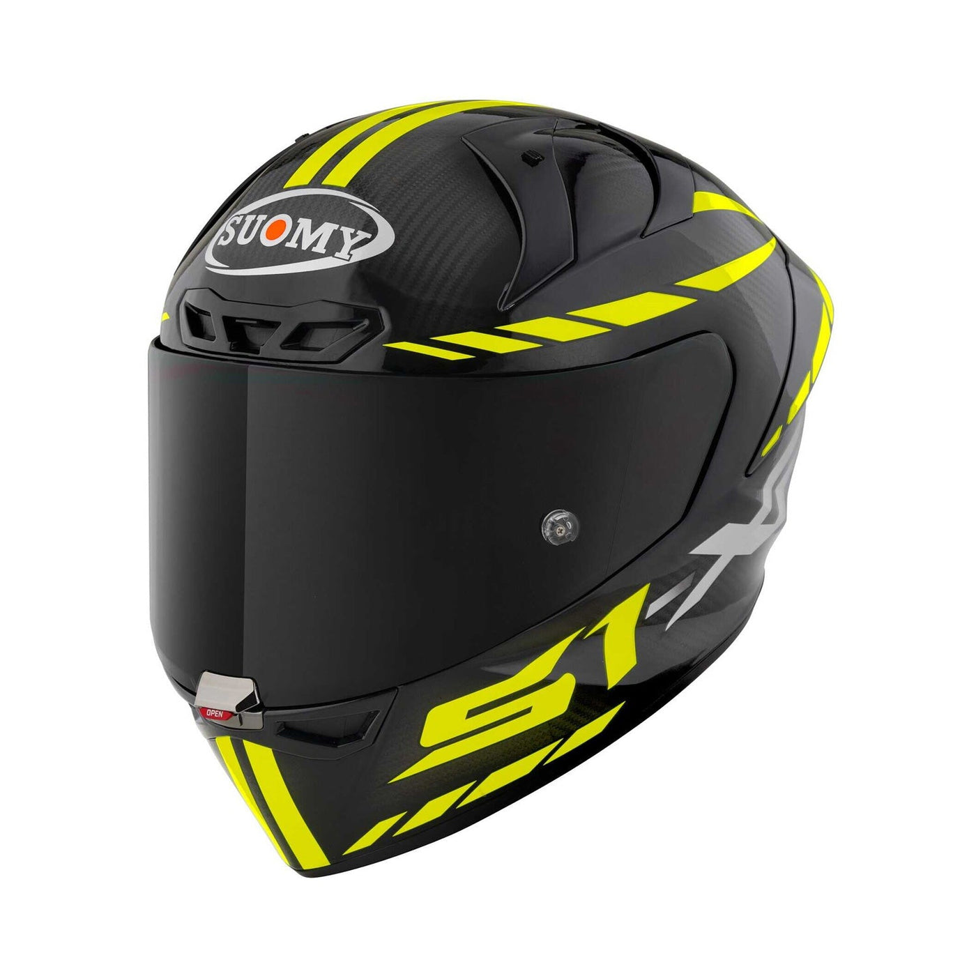 Suomy S1-XR GP Helmet Carbon Hypersonic Yellow FIM