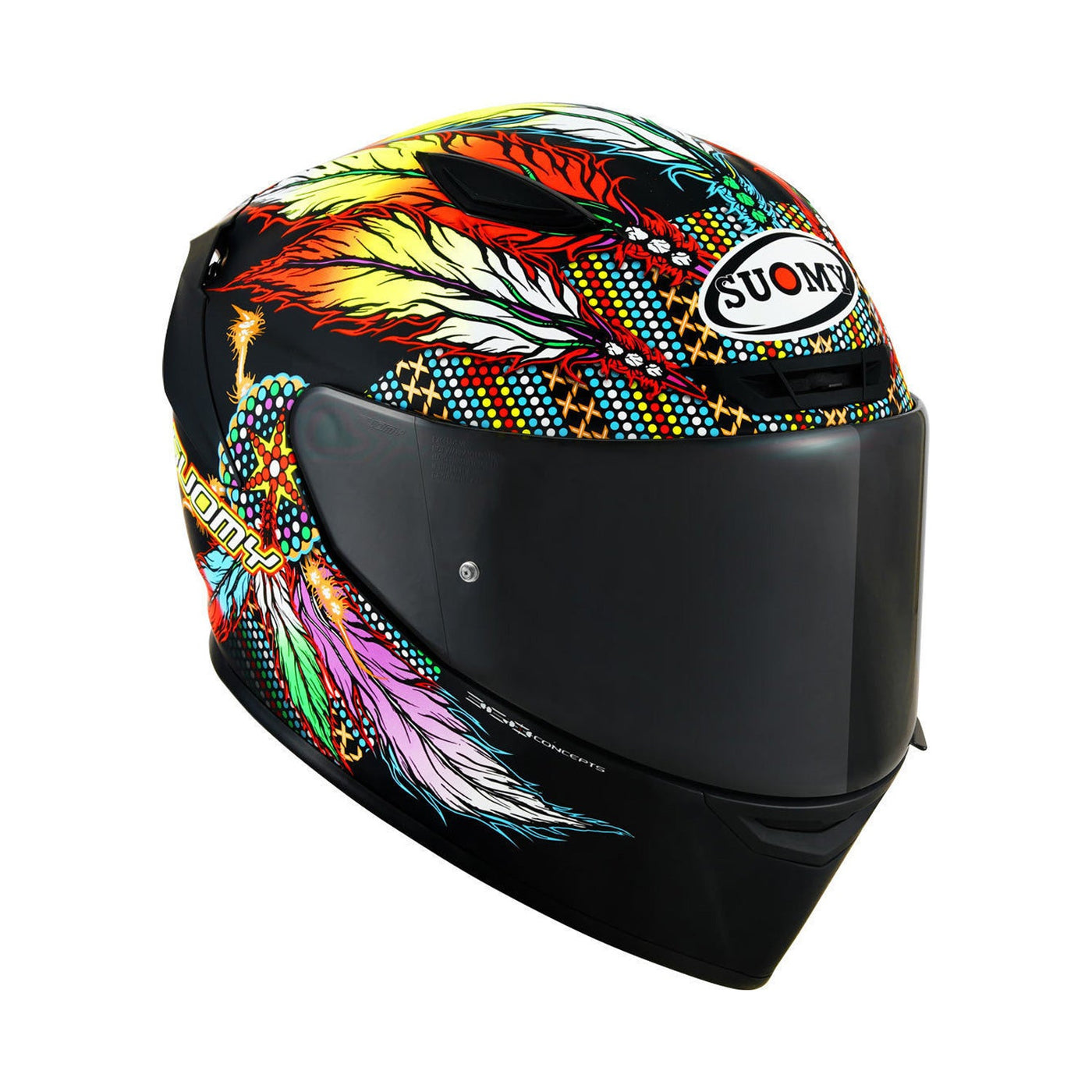 Suomy Track-1 Helmet Chieftain Black Matt