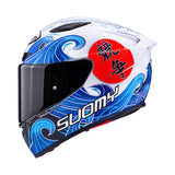 Suomy Track-1 Helmet Waves White