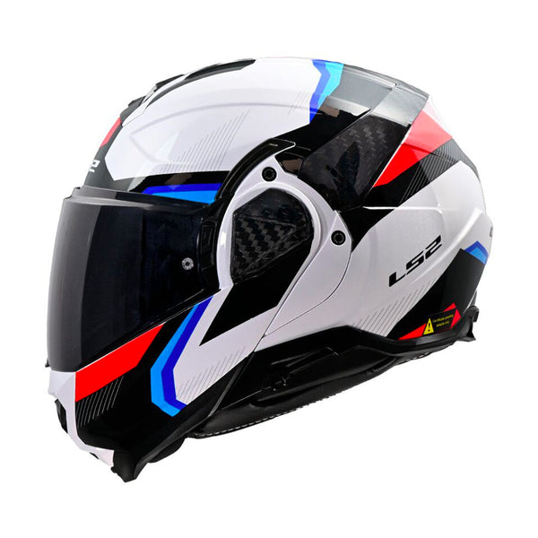 LS2 Advant II Helmet Triple Blue/Red Gloss