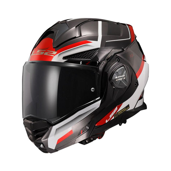 LS2 Advant X Helmet Spectrum Black/White/Red Matt
