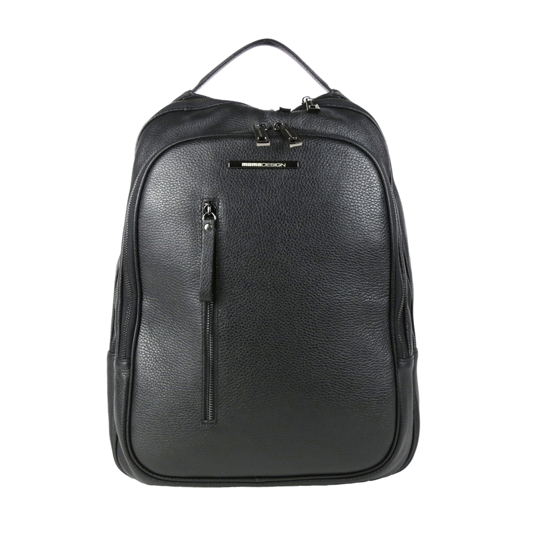 Momodesign Zaino Business Dynamic in pelle nero