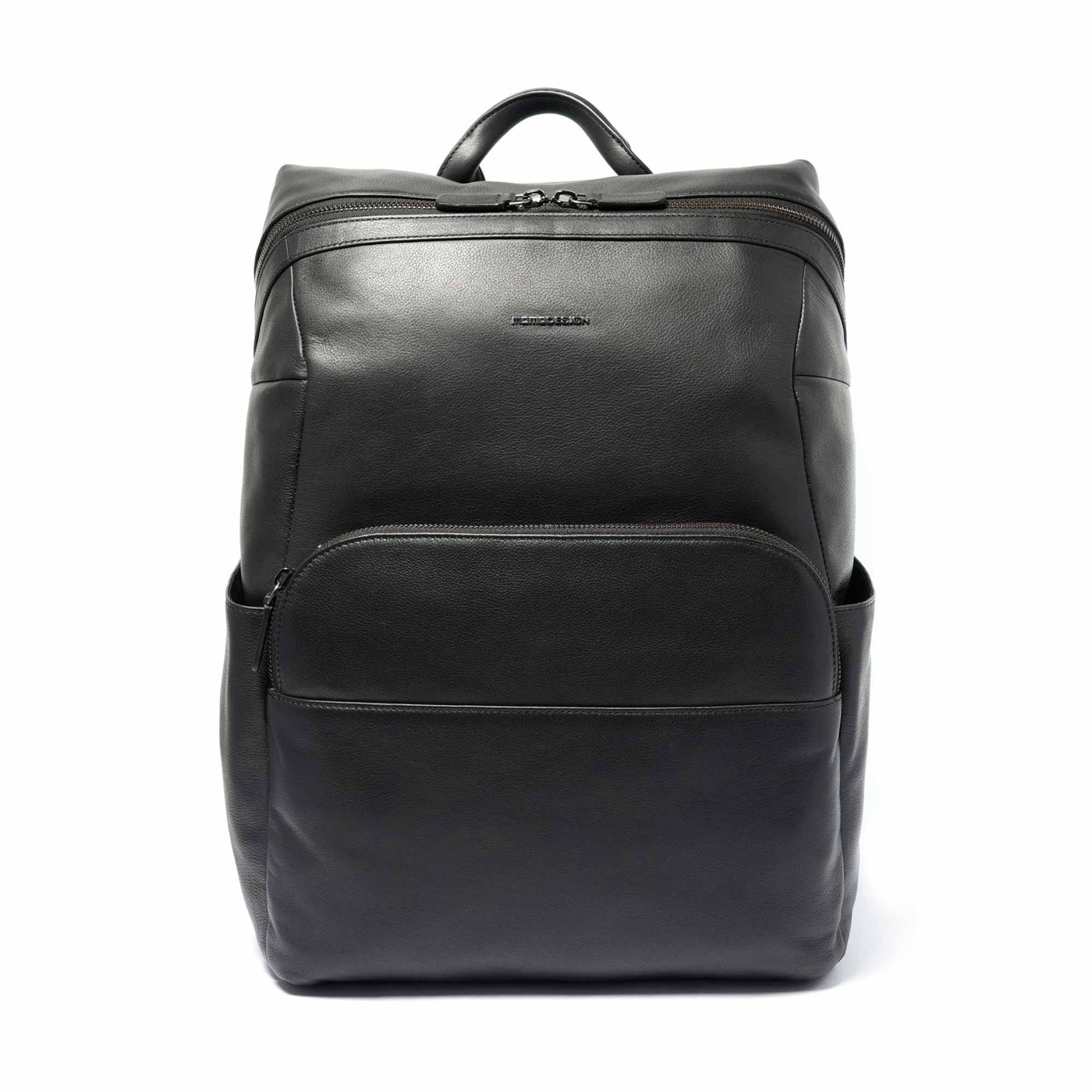 Momodesign Zaino Madrid grande in pelle nera