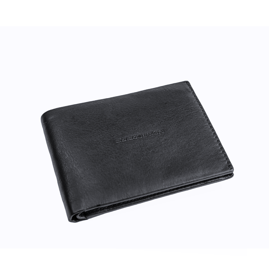 Momodesign Portafoglio in nappa con logo a rilievo