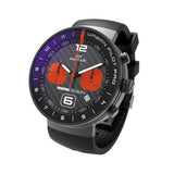 MOMODESIGN X Montjuïc Orologio Urban Pilot PRO CHRONO BLACK PVD-RED
