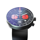 MOMODESIGN X Montjuïc Orologio Urban Pilot PRO CHRONO BLACK PVD-RED