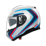 Nolan N100-6 Helmet Radiante 358 White/Blue/Red Gloss