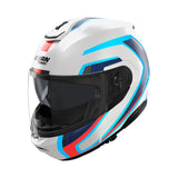 Nolan N100-6 Helmet Radiante 358 White/Blue/Red Gloss