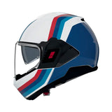 Nolan N120-1 Helmet Lineo 347 White/Blue/Red Gloss