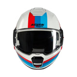 Nolan N120-1 Helmet Lineo 347 White/Blue/Red Gloss