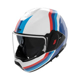 Nolan N120-1 Helmet Lineo 347 White/Blue/Red Gloss