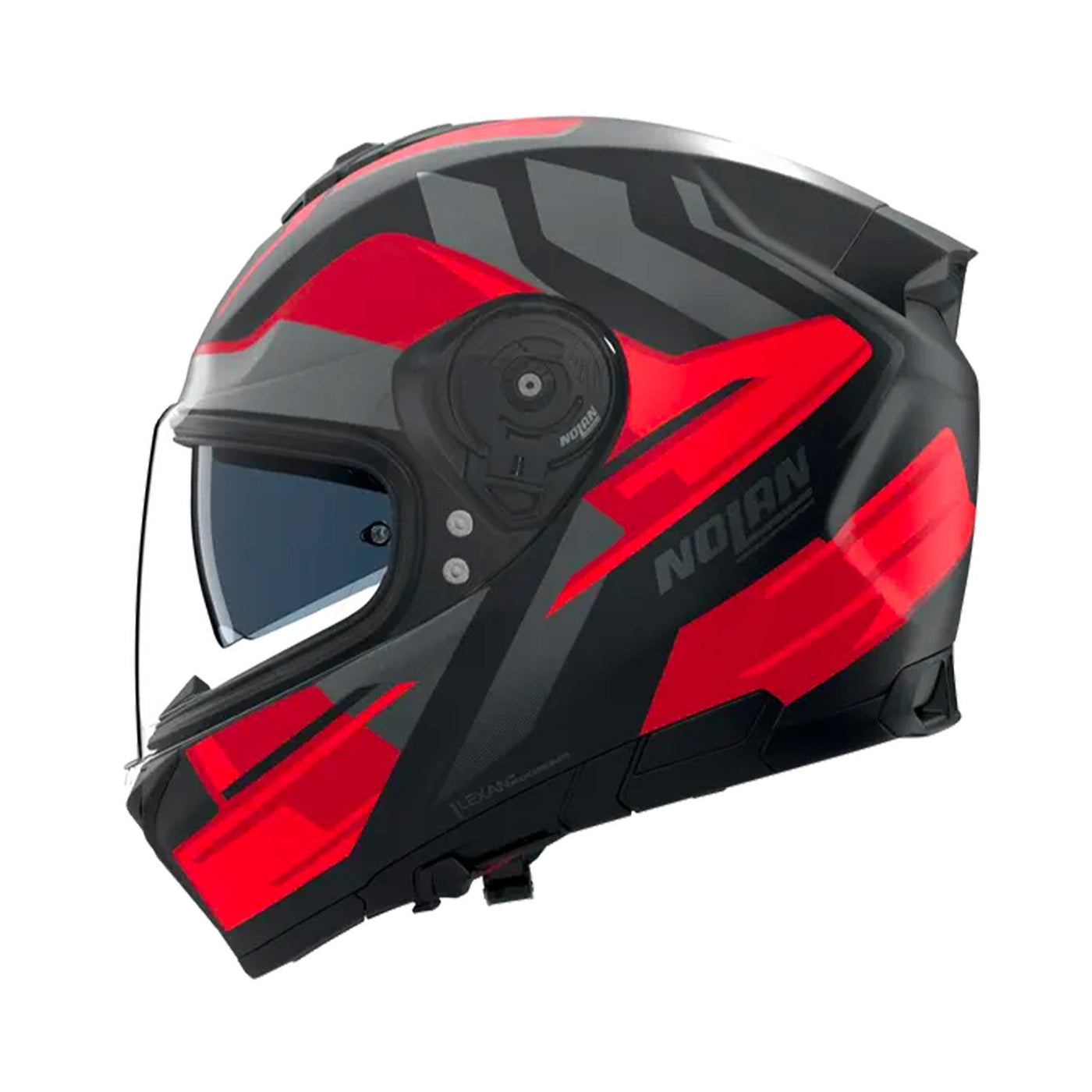 Nolan N80-8 Helmet Trittico 357 Black/Red/Anthracite Matt