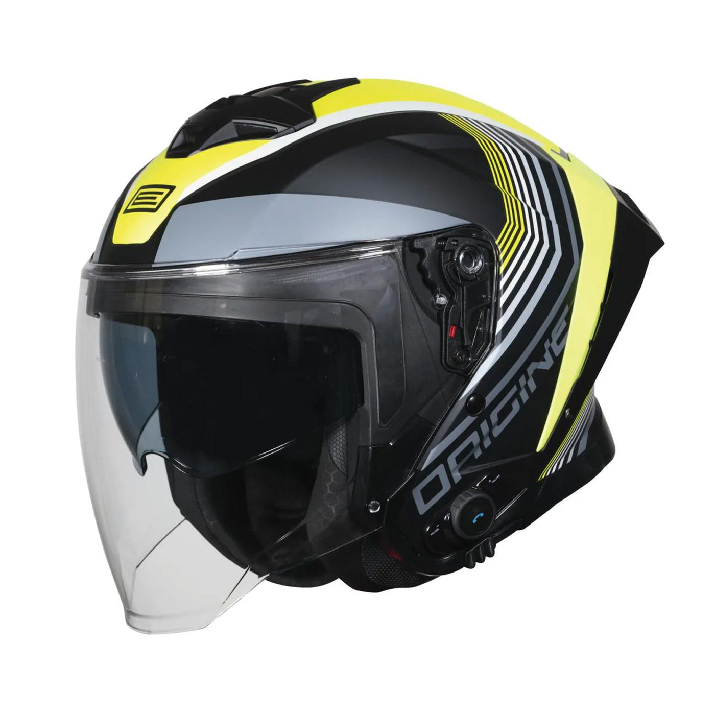 Origine Aprica + BT Helmet 2206 Shade Yellow/Black Matt