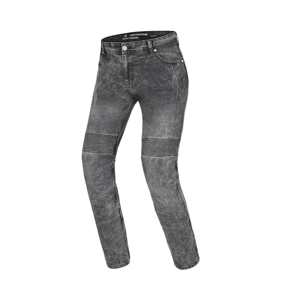 R-TECH VALENCIA PANTALONI DE DONNA DENIM JEANS RANDOM NERO