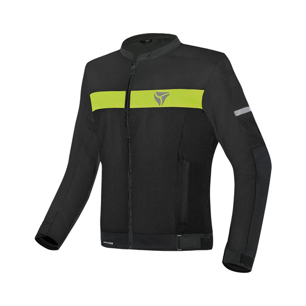 R-TECH SUPER LIGHT GIACCA DE MOTO NERO GIALLO FLOU