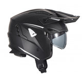 UFO Sheratan Cross Jet Helmet Black Matt
