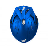 UFO Sheratan Cross Jet Helmet Blue Matt