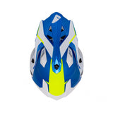 UFO Intrepid Motocross Helmet Blue/Yellow Gloss