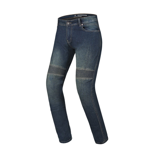 R-TECH VALENCIA PANTALONI DE DONNA DENIM JEANS BLU VINTAGE SPRAY
