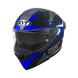 Kyt R2R Helmet Led Black/Blue Matt