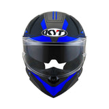 Kyt R2R Helmet Led Black/Blue Matt