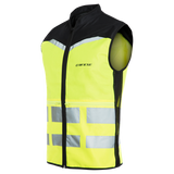 DAINESE HIGH VIS VEST Giubbino Alta visibilità giallo fluo, nero con catadiottri