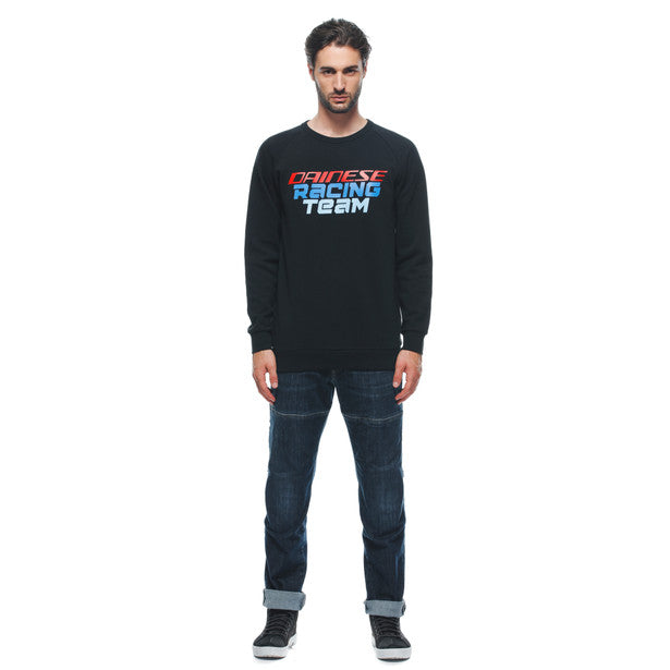 DAINESE Racing SWEATER Felpa Nera con logo sul petto e nomi circuito sulla schiena