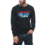 DAINESE Racing SWEATER Felpa Nera con logo sul petto e nomi circuito sulla schiena