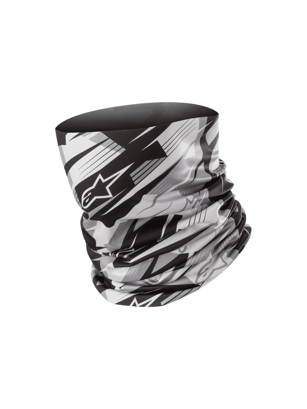 Scaldacollo estivo Alpinestars Neck Tube nero grigio bianco