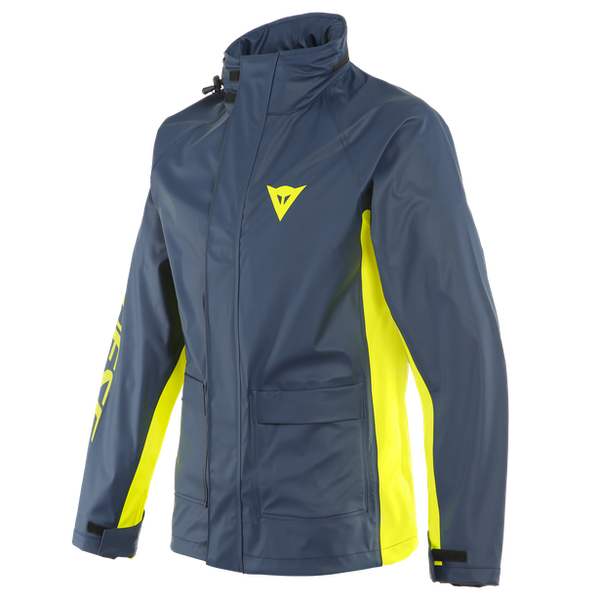 DAINESE Giacca antipioggia STORM 2 Unisex Nero/ giallo flui
